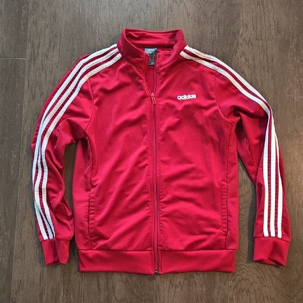 Adidas Scarlet Jacket with White Accents